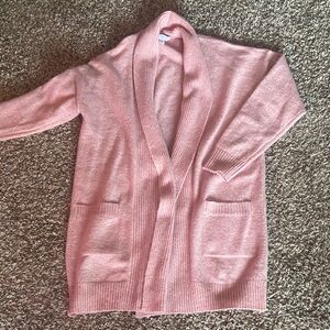 🧶 Time and Tru Blush Pink Open Cardigan